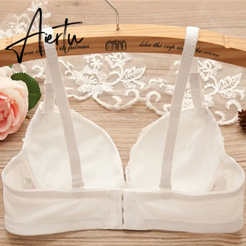 Aiertu Bras for teenagers training bra for kids Cute bow and comfortable Underwear for girls Made of cotton Aiertu