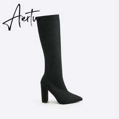FIT Women Pointed Toe Sock Boots mysite