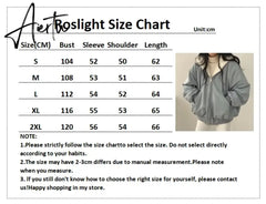 Winter Thicken Warm Parkas Women Oversized Kawaii Double Sided Hooded Coat Ladies Korean Fashion Casual Loose Zip Up Jackets Aiertu