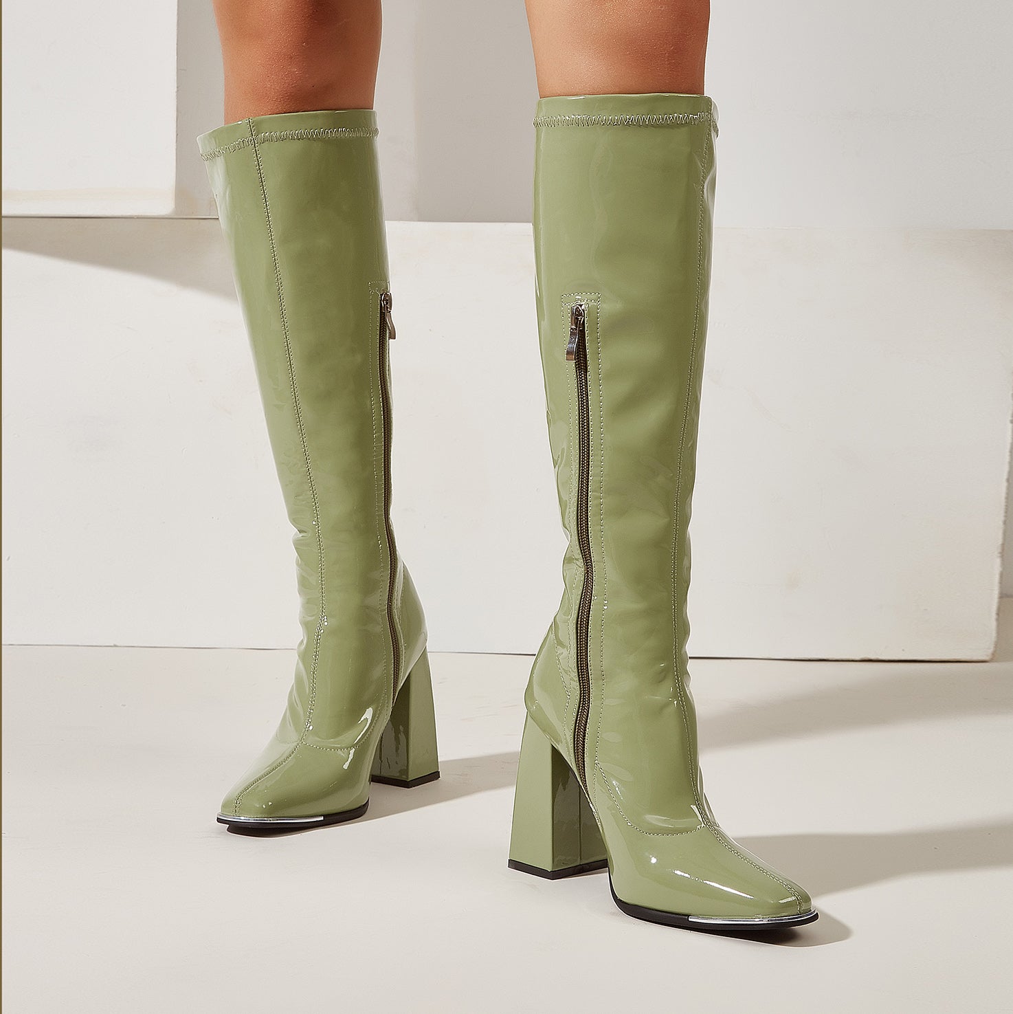 Women Chunky Heeled Boots mysite